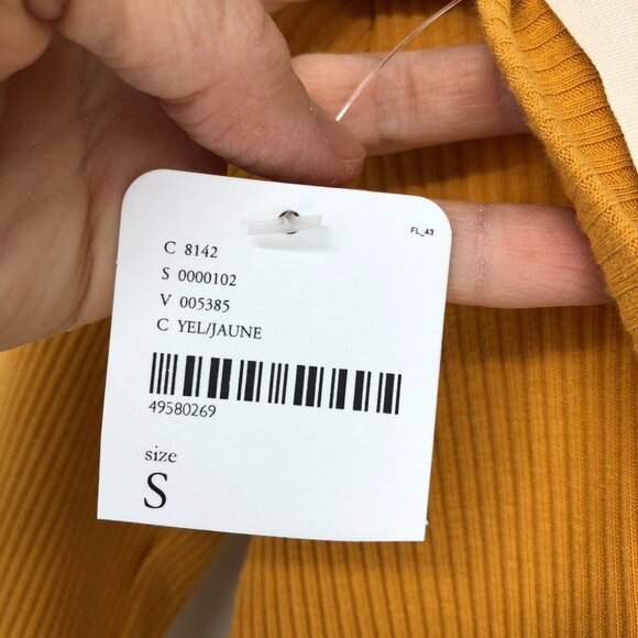 NWT FREE PEOPLE yellow On The Rooftop mini Dress S - Picture 13 of 16